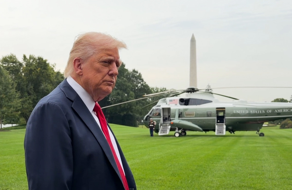 EuropaPress 6994036 30 september 2025 us washington us president donald trump talks to