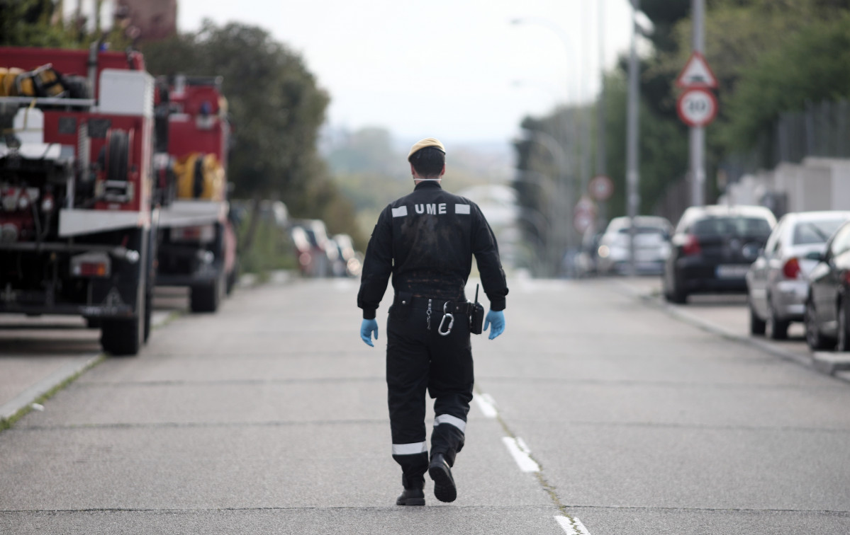 EuropaPress 2753875 efectivo unidad militar emergencias ume dispone desinfectar fundacion