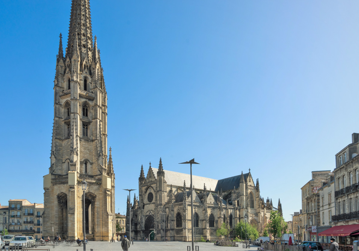Bordeaux   Basilique Saint Michel   Vue gu00e9nu00e9rale