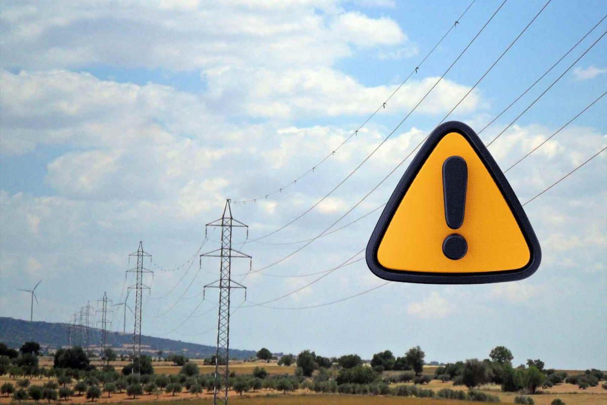 Línea eléctrica de alta tensión, luz, electricidad, cable