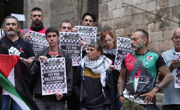 Los sindicatos catalanes llaman a la huelga general pese al plan de paz en Gaza, que ven 