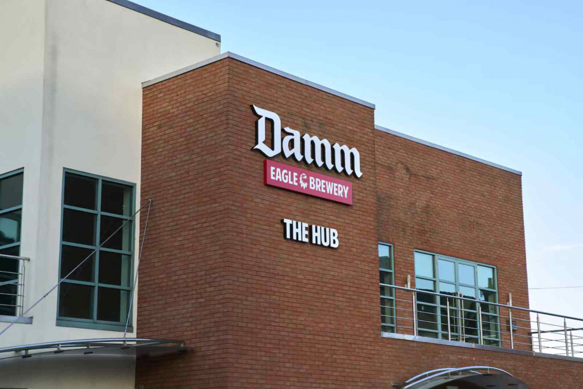 La planta The Damm Eagle Brewery en Bedford (Reino Unido).   DAMM