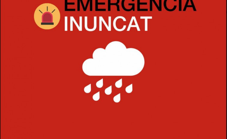 Activado el plan Inuncat por la alerta de lluvias en las comarcas de Barcelona y Girona