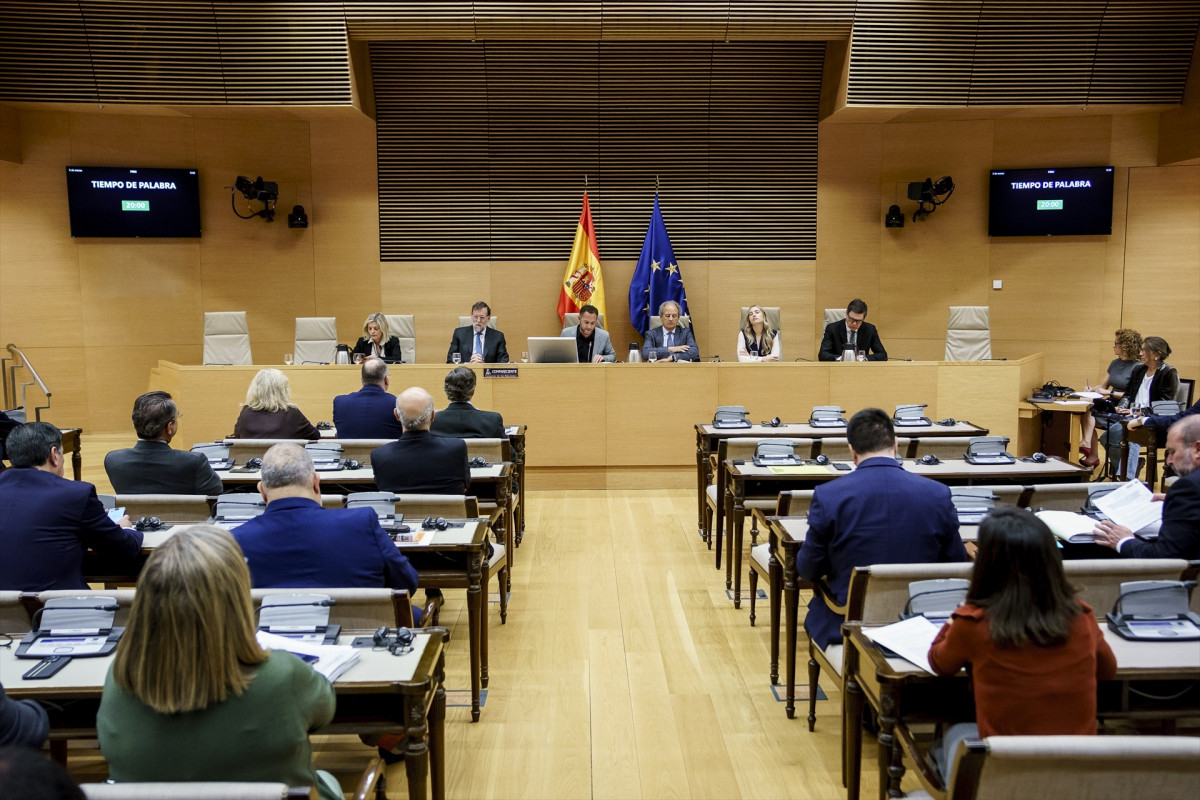 EuropaPress 6559070 expresidente gobierno mariano rajoy comparece comision investigacion