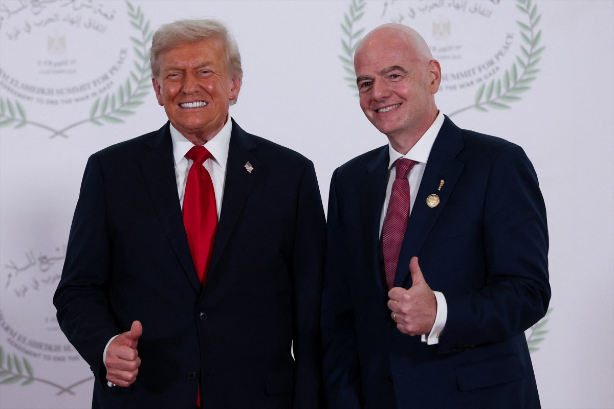 EuropaPress 7025290 13 october 2025 egypt sharm el sheikh us president donald trump and fifa