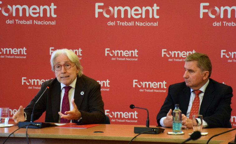 Foment del Treball valora muy positivamente que la OPA hostil de BBVA sobre Banco Sabadell haya decaído y «no se hayan vendido duros a cuatro pesetas»