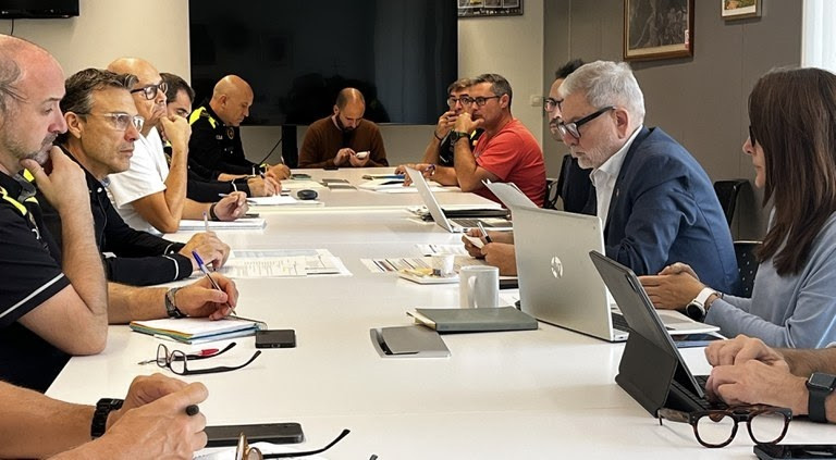 EuropaPress 7034170 alcalde lleida felix larrosa teniente alcalde regidora seguridad movilidad