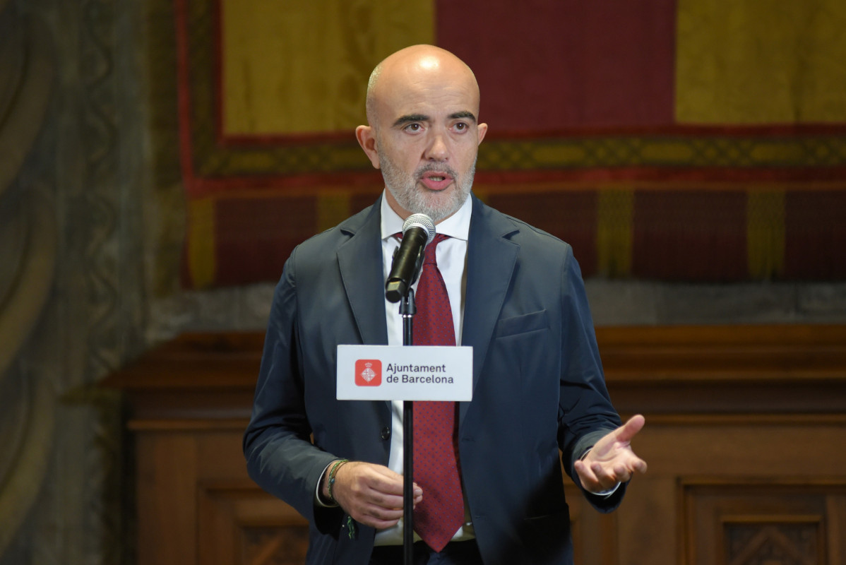 El líder del PP en el Ayuntamiento de Barcelona, Daniel Sirera,