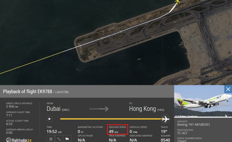 VIDEO | Boeing 747  cae al mar tras salirse de la pista y deja  muertos