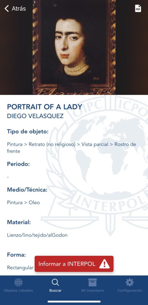 Interpol arte
