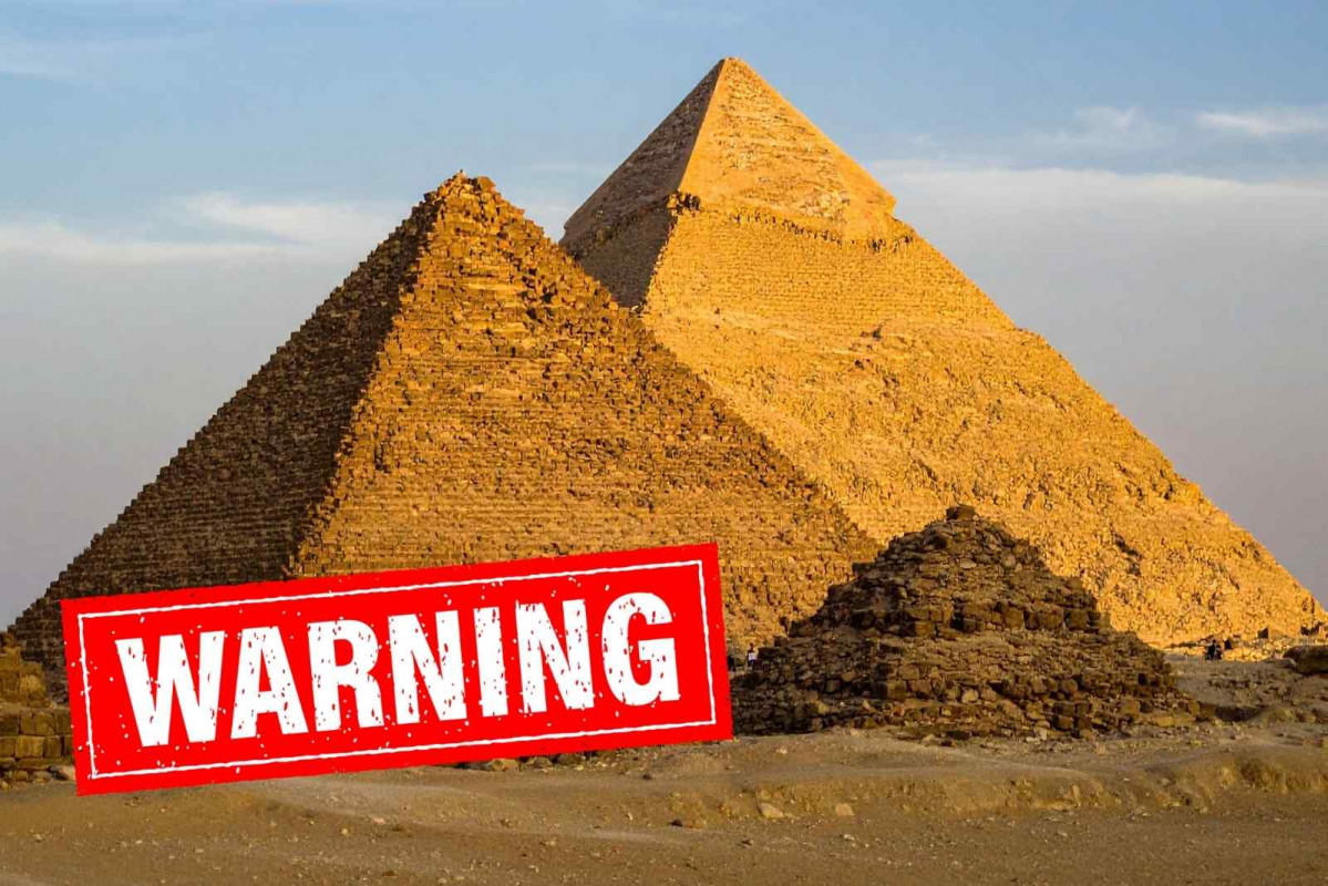 Pirámides en Egipto, alerta   CANVA