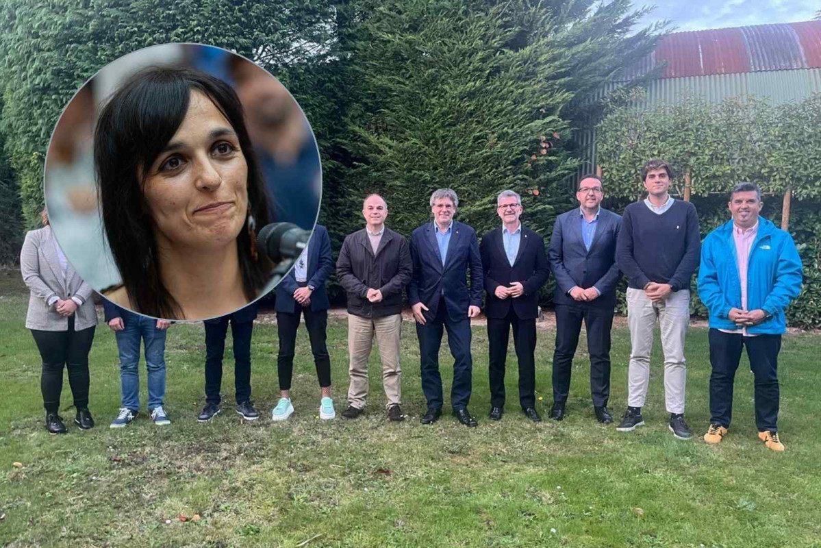 Cónclave de alcaldes de Junts y la líder de Aliança Catalana, Sílvia Orriols   CANVA   EP