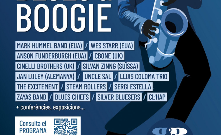 El Cicle de Blues & Boogie de L’Hospitalet celebra su 20.ª edición con leyendas y talento Local