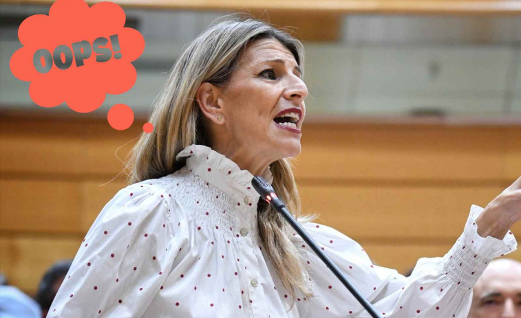 VÍDEO | El lapsus viral de Yolanda Díaz: “Queda Gobierno de corrupción para rato”