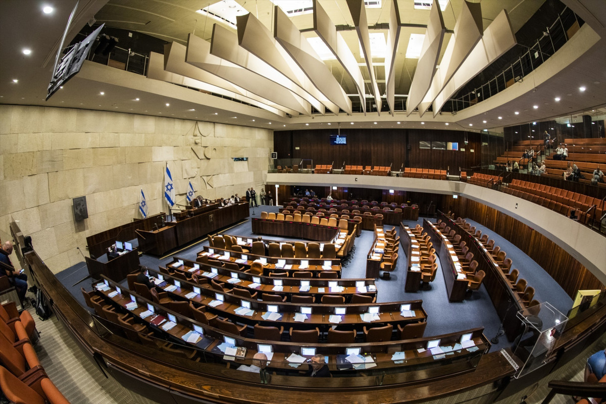 EuropaPress 4540816 27 june 2022 israel jerusalem general view of the empty plenary chamber of