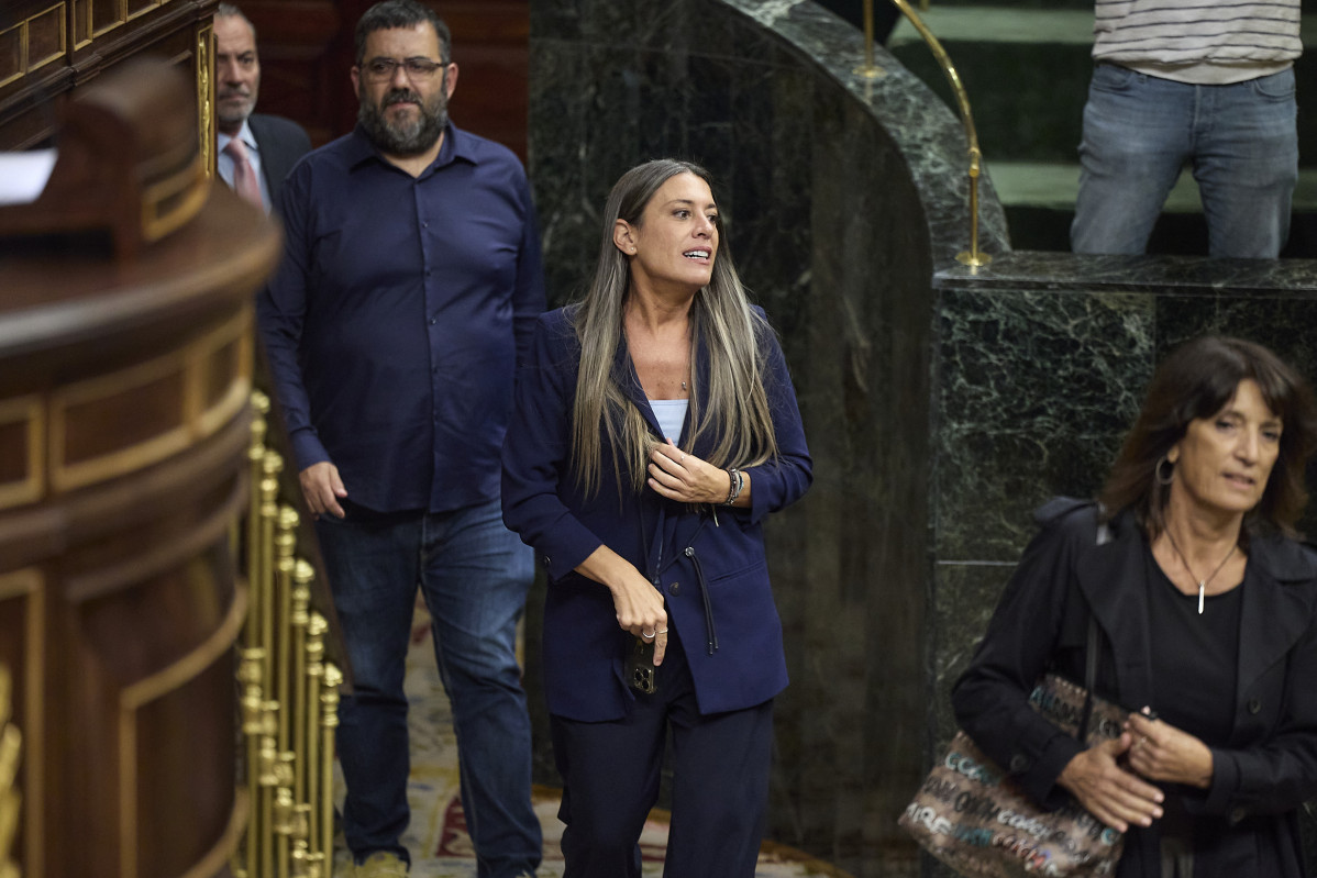 La portavoz de Junts en el Congreso, Miriam Nogueras