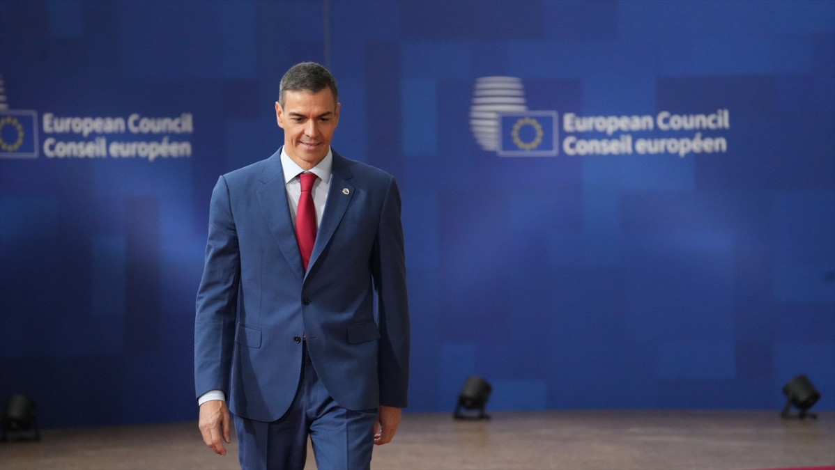 EuropaPress 7048517 presidente gobierno pedro sanchez llegada reunion consejo europeo 23