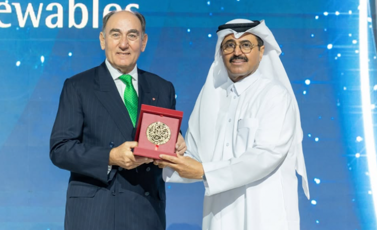 Ignacio Galán, presidente de Iberdrola, recibe el Premio Internacional de Energía 2025 en Catar
