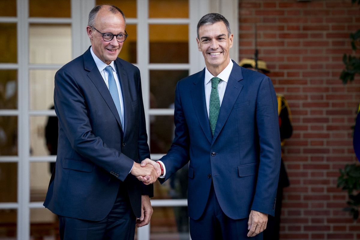 EuropaPress 6964918 presidente gobierno pedro sanchez recibe canciller republica federal
