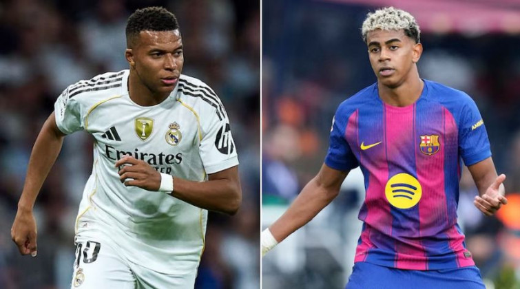 Lamine Yamal y Mbappé lideran un Clásico decisivo en el Bernabéu