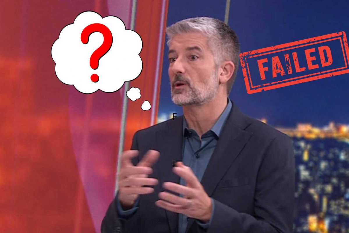 Toni Cruanyes en el ensayo emitido por TV3   CANVA