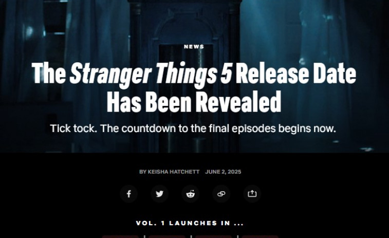 Cuenta atrás de  Stranger Things : Netflix proyectará su Gran Final