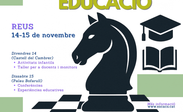 Del tablero al desarrollo integral: Reus, sede del Congreso de Ajedrez y Educación 2025