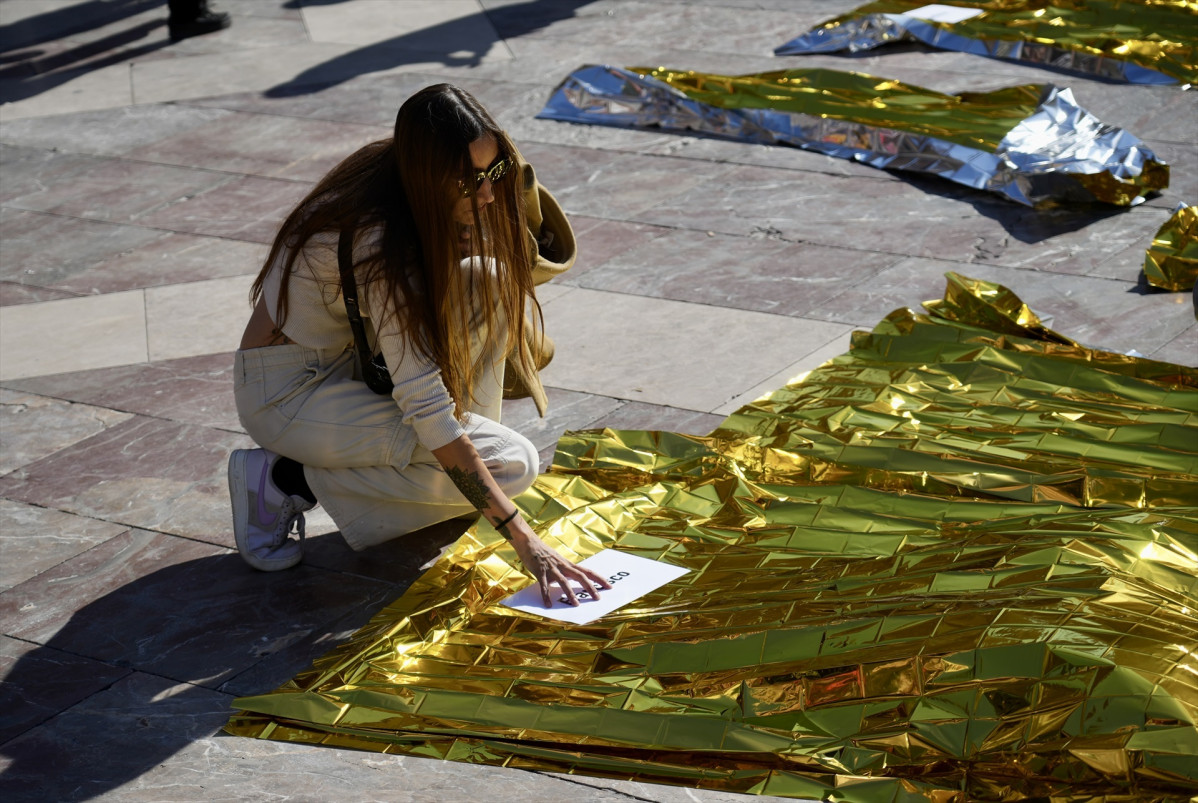 EuropaPress 7064517 acto denuncia homenaje victimas dana plaza virgen 29 octubre 2025 valencia