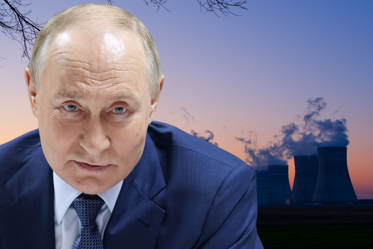 Vladimir Puitin, nuclear   Fotomontaje de CANVA