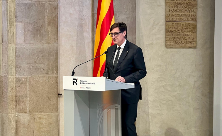 Salvador Illa anuncia una reforma histórica de la administración en Catalunya