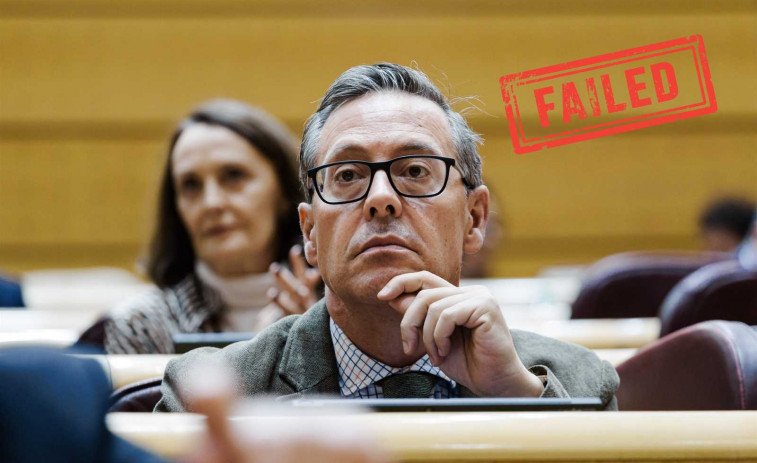 VÍDEO | El peor fracaso de Alfonso Serrano: así ha intentado demostrar que se trabaja en el Senado