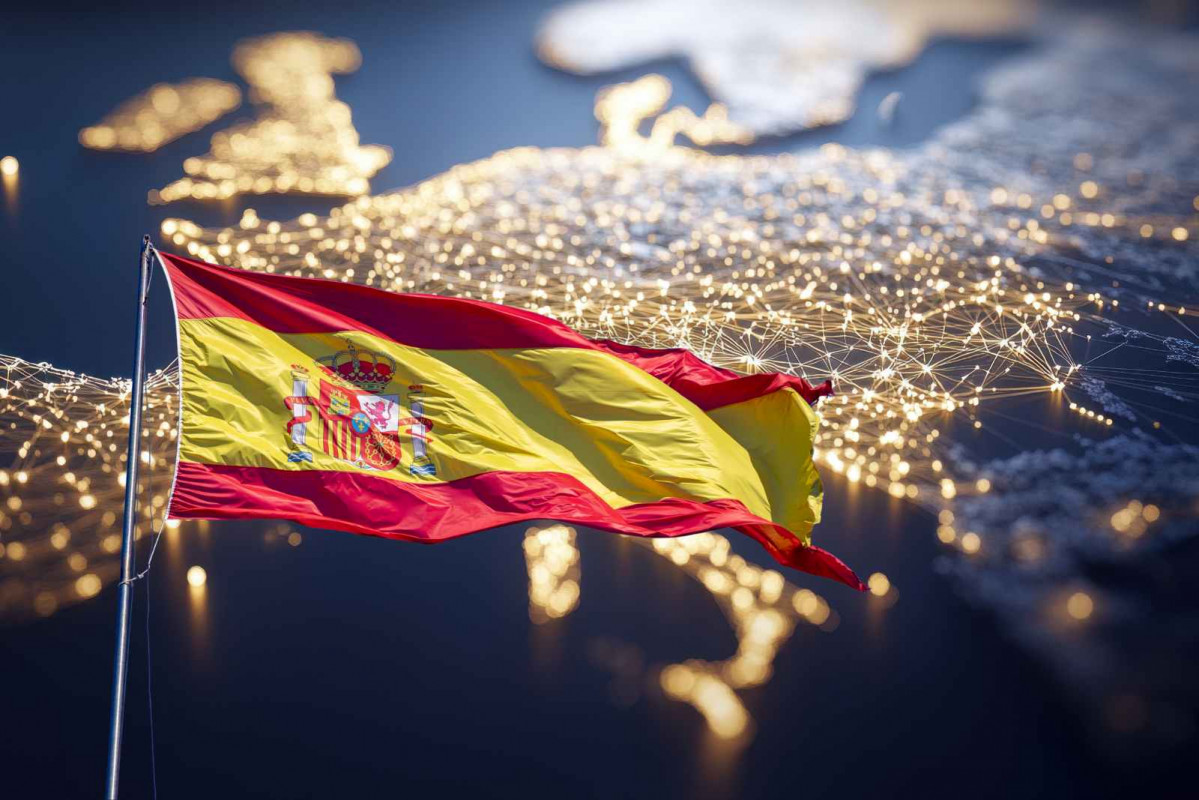 Bandera española, Europa   CANVA