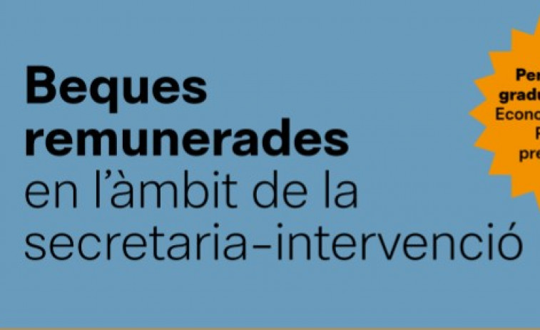 La Diputació de Barcelona lanza 30 becas