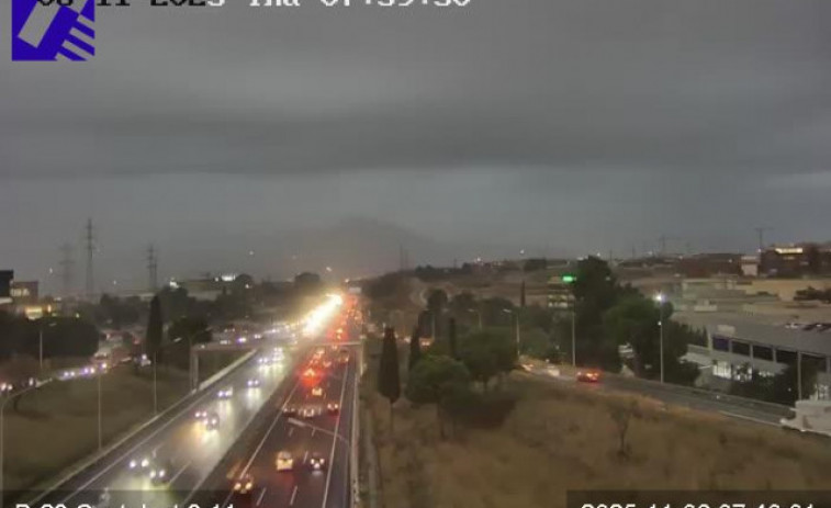 La C-17 reabre en Mollet del Vallès tras el corte por lluvias intensas y 2 km de retenciones