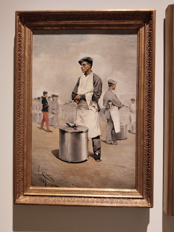 Uno de los cuadros de Cusachs que Vila Casas cambiu00f3 por una moto