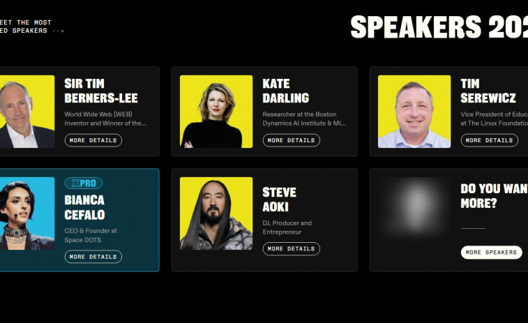 ¡Lista de invitados disponible! Tim Berners-Lee y Steve Aoki lideran el cartel del Talent Arena 2026 en Barcelona