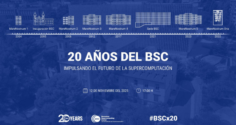 Barcelona Supercomputing Center celebrará su 20 aniversario