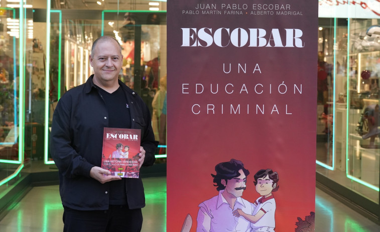 El hijo de Pablo Escobar está en Barcelona: 