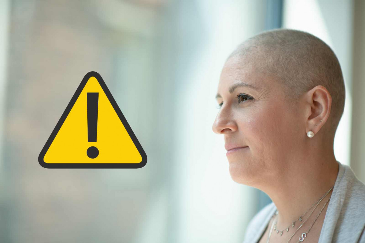 Una mujer con cáncer, alerta   CANVA