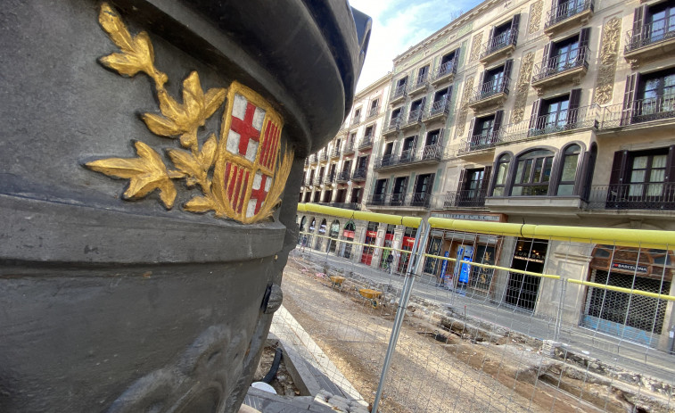 VIDEO | Así es el tesoro histórico de las obras de La Rambla: el hallazgo que condiciona el avance al tramo central