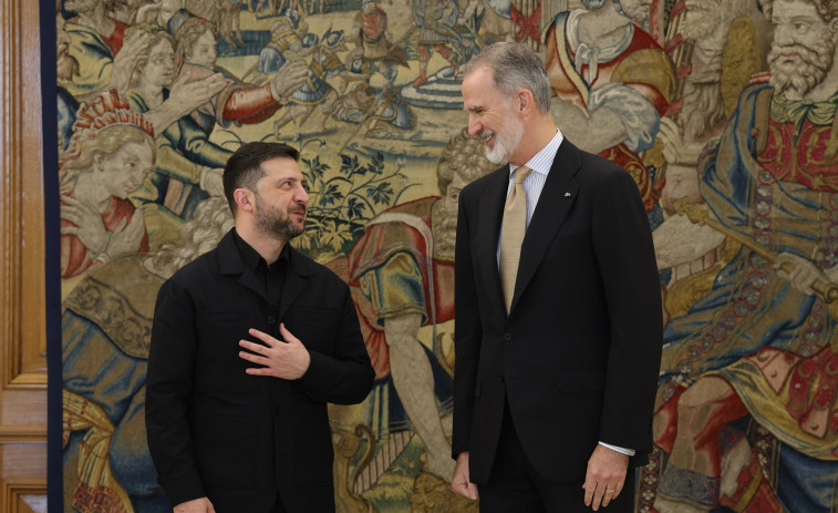 Felipe VI recibe a Zelenski: así ha sido el encuentro entre las dos autoridades