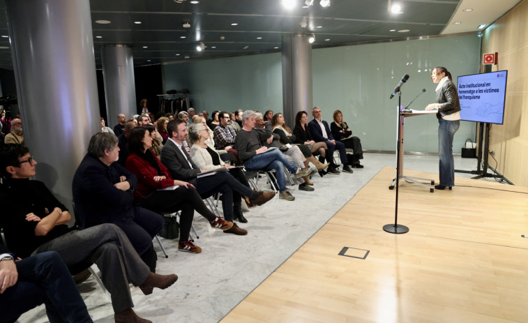 La Diputación de Barcelona homenajea a las víctimas del franquismo: 