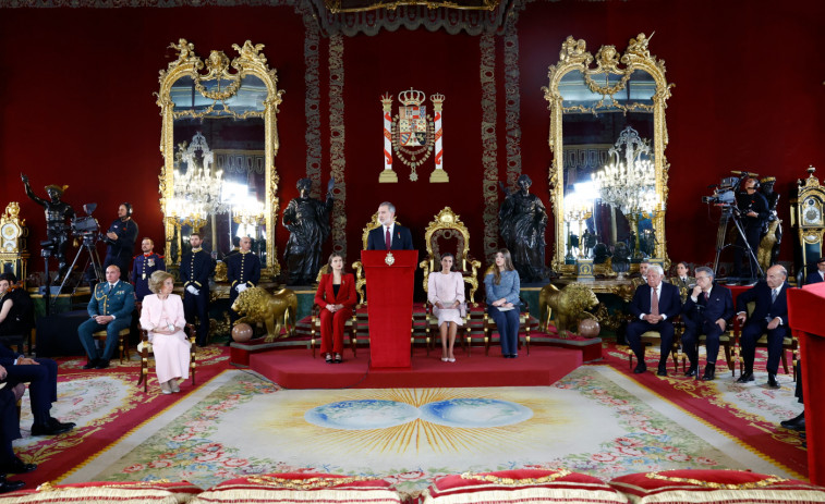 Los tiempos de desacuerdo: La Corona conmemora 50 años reivindicando el espíritu de consenso y la fuerza de la Constitución