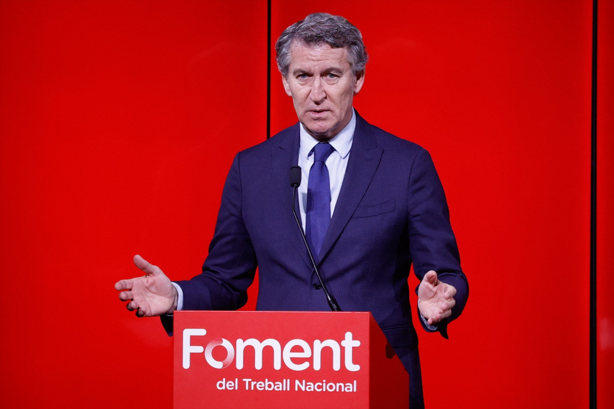 EuropaPress 7132895 presidente pp alberto nunez feijoo presidente foment treball josep sanchez (1)