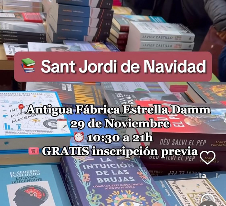 Sant Jordi de Navidad 2025: un evento literario único que fusiona libros, cocina y experiencias