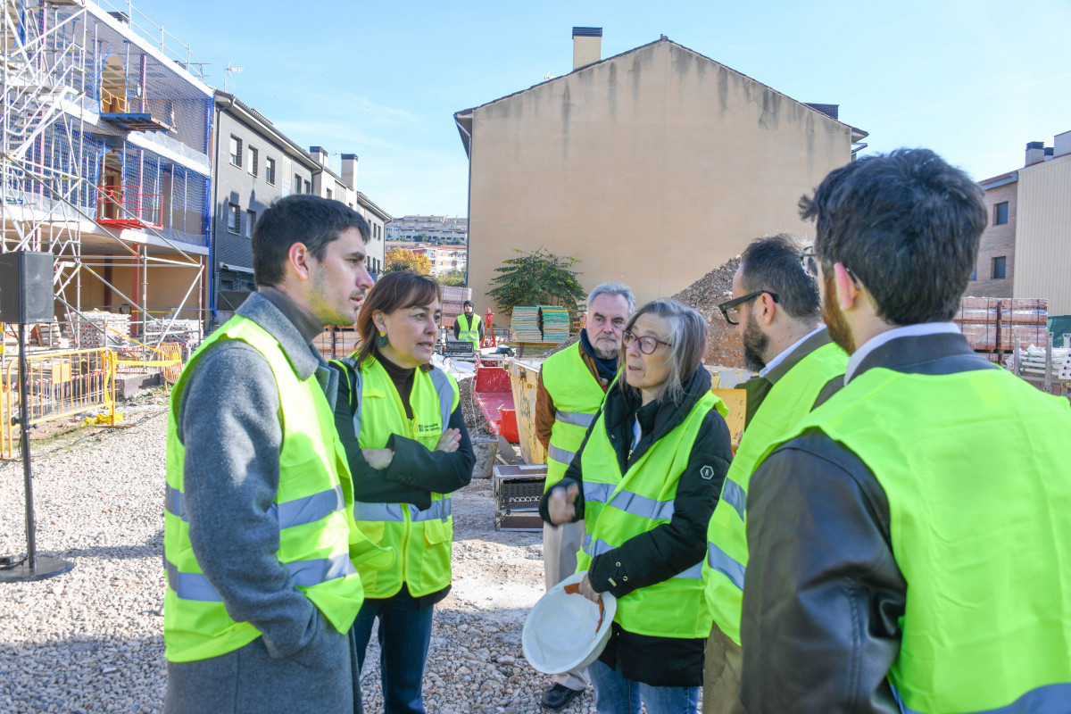 La consellera de Territorio, Vivienda y Transición Ecológica, Sílvia Paneque, en su visita a las obras