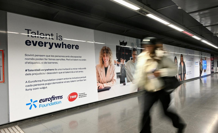 TMB y Eurofirms presentan un mural en Arc de Triomf para promover la inclusión laboral