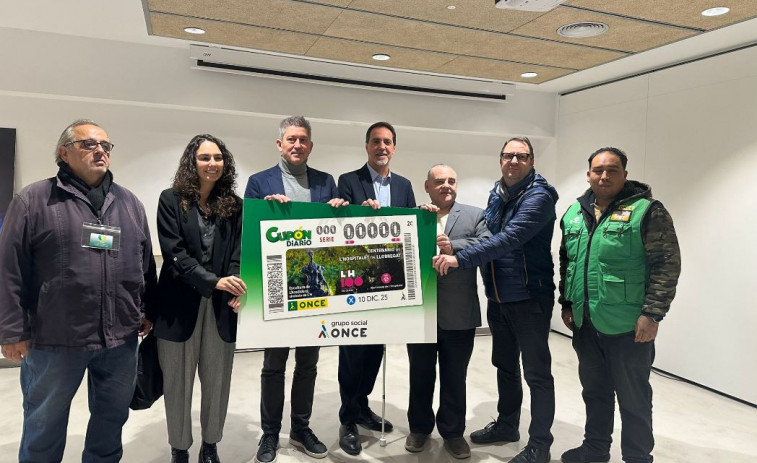 El cupón de la ONCE del 10 de diciembre celebrará el centenerio de l'Hospitalet