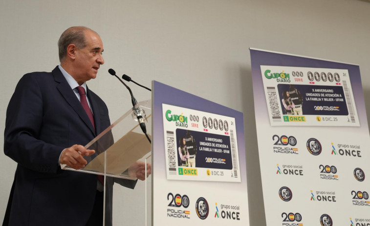 La ONCE dedica un cupón al X aniversario de la Unidad de Atención a la Familia y Mujer de la Policía Nacional