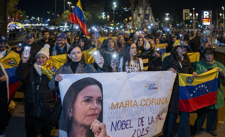 El momento más emocionante del Premio Nobel: María Corina Machado reaparece entre lágrimas